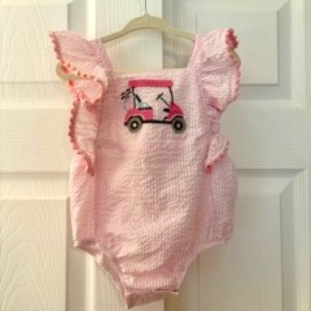 Mud Pie Infant Golf Cart Onesie